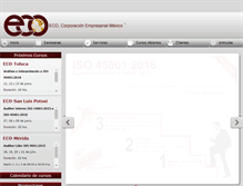 Tablet Screenshot of eco-consulting.com